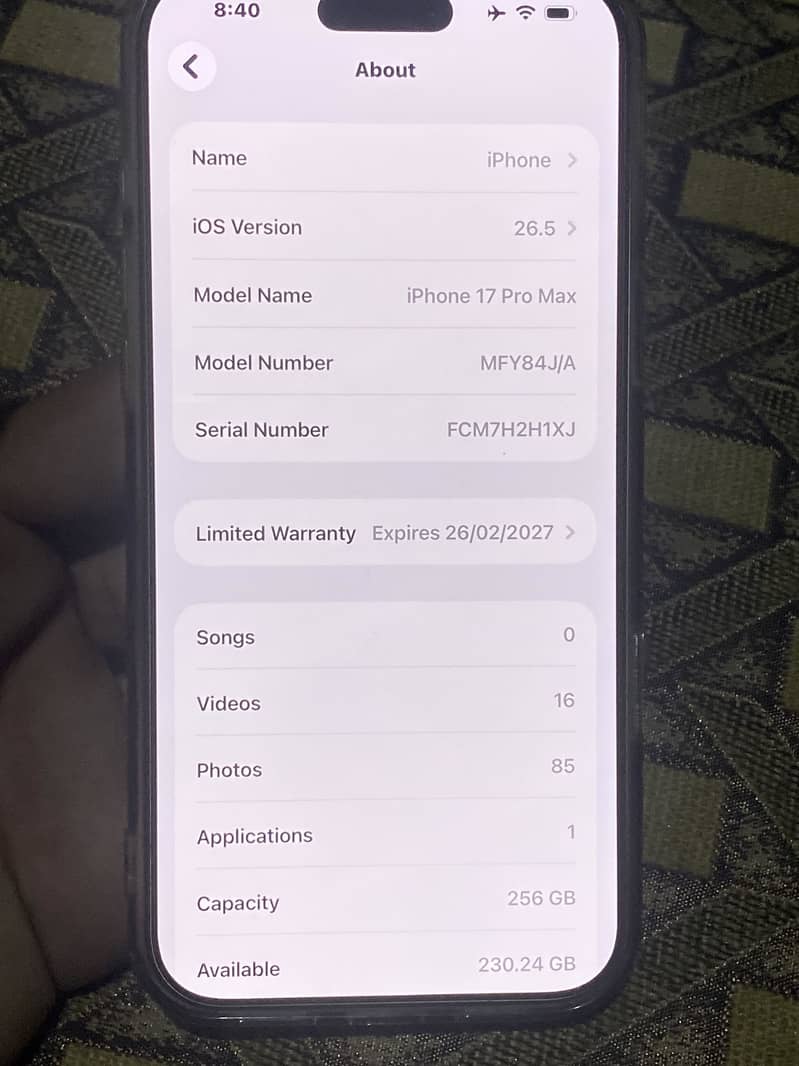 iPhone 17 pro max 7