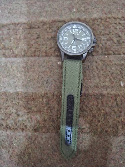 Green Army camouflage watch