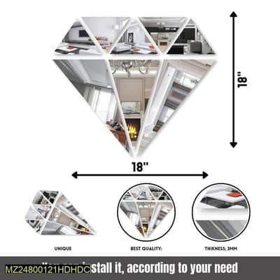 Acrylic Wall mirror