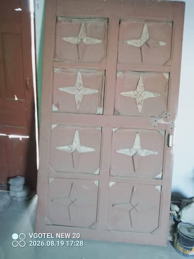 door (old ) wood material