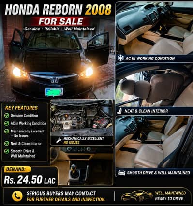 Honda Civic Oriel 2008