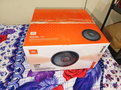 JBL Stage 12" Subwoofer and 4ch Car amplifier brand new box pack