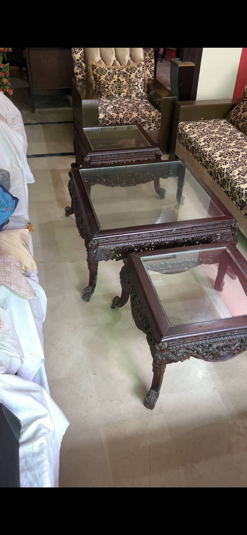 Chinioti table set , 5 seater sofa set 16