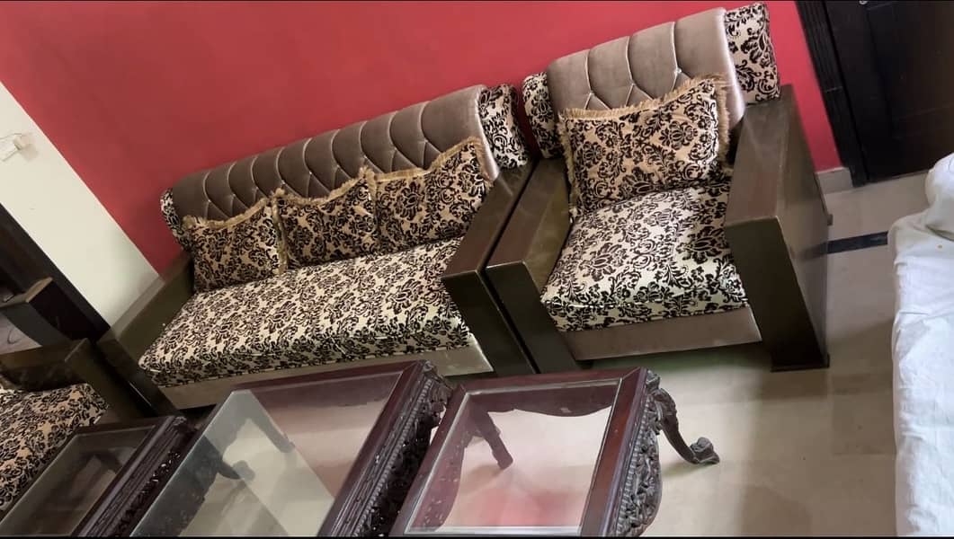 Chinioti table set , 5 seater sofa set 18