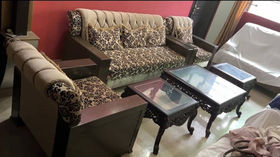 Chinioti table set , 5 seater sofa set 19