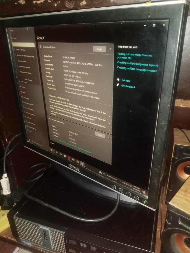 COMPUTER I5 GENERATION 4570 2