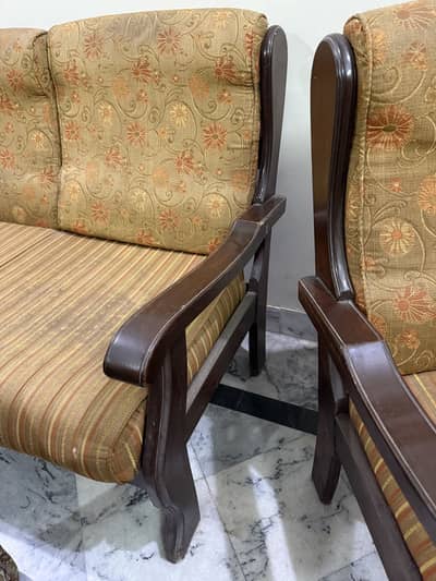 5 seater sofa pure shesham wood
