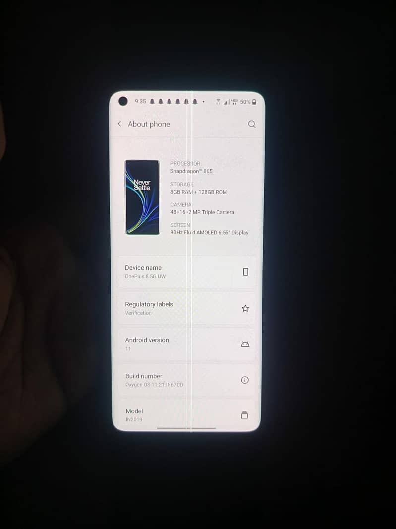 One Plus 8 5g 0