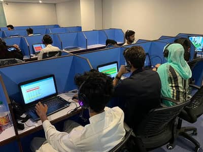Matric/Inter students required for call center agent position.