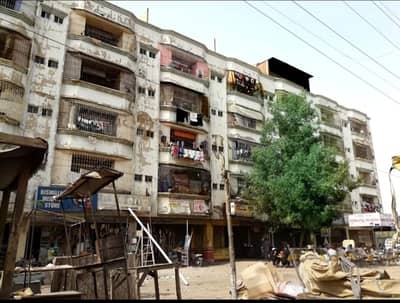 Road Facing 2 Bed DD Flat with Roof for Sale Ghaziani Castle (Scheme 33)