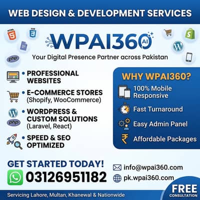 Web Design & Development Services | E-Commerce Website | Shopify