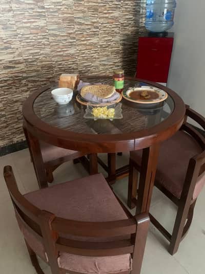 Daining table with chair Solid wood