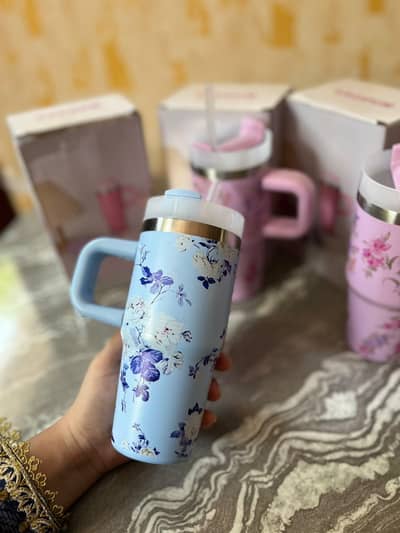 Floral Mini Tumblers – Stylish & Elegant 