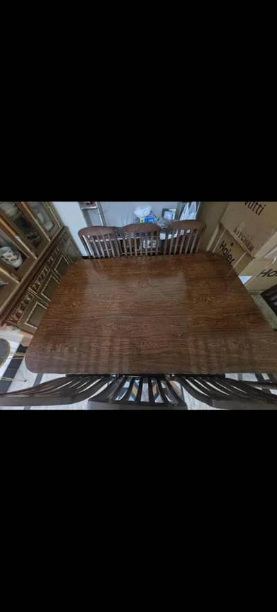 Diningtable(original sheesham),Sofa(originalsheesham),Crockeryshowcase