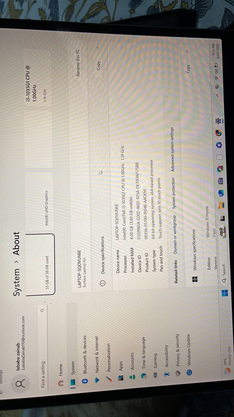 Microsoft Surface Laptop Go 4