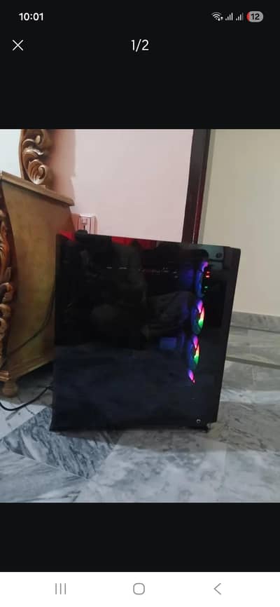 gaming pc same as i5 4th gen in rgb gaming case for sale/ exchange