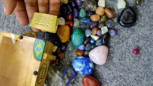 93 Pcs Gemstone Polished Stone Tumbled Stone Natural Stone Chakra Heal