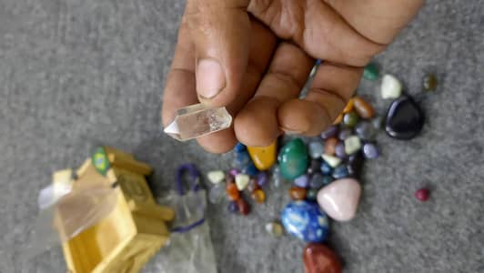 93 Pcs Gemstone Polished Stone Tumbled Stone Natural Stone Chakra Heal