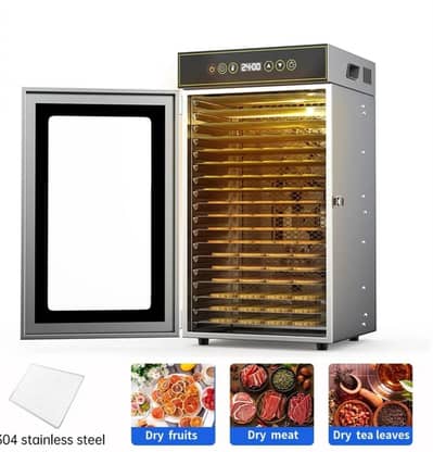 Fruit and vegetables dehydrator machine