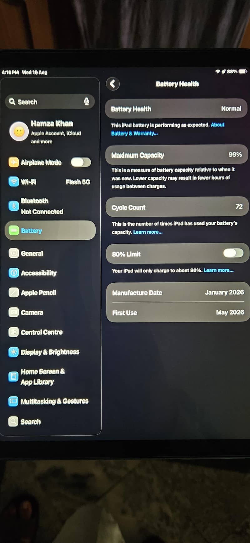 ipad 11 generation A16 5