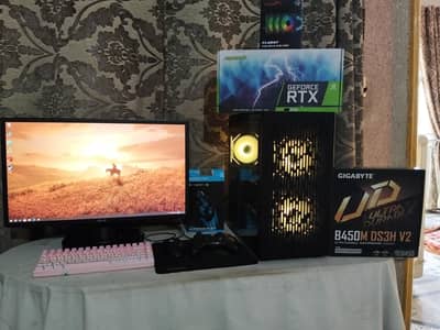 Complete PC Setup RTX 3070+Ryzen 5 3600+16GB Ram+Asus 165Hz Monitor