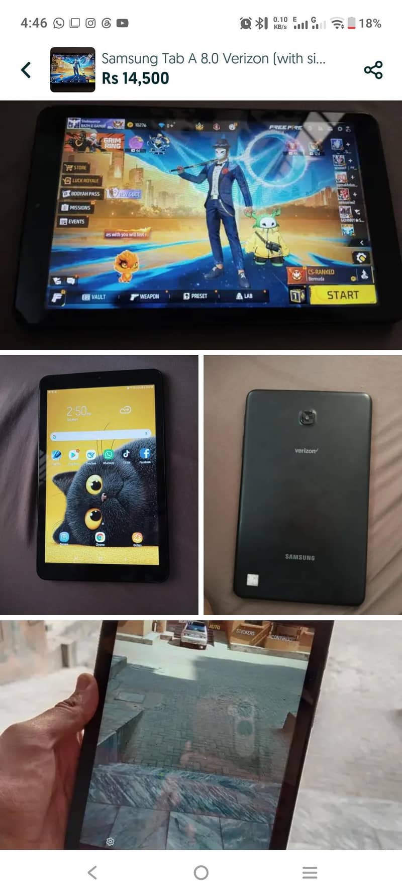 Tablet 8.0 Verizon 2