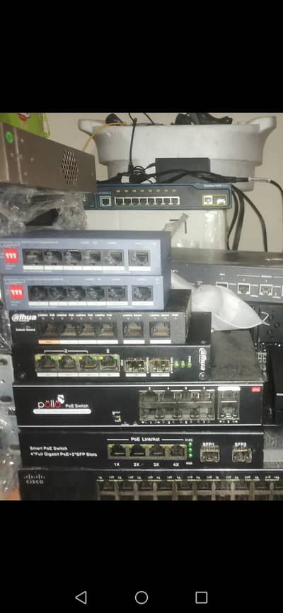 4port & 8port poe switch