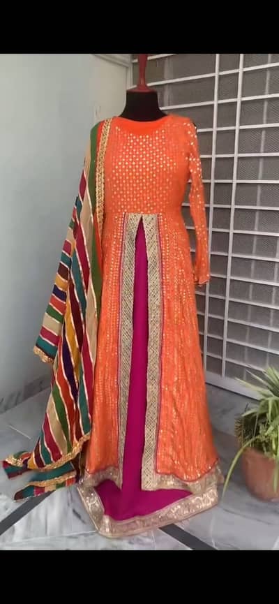 Mehndi dress.