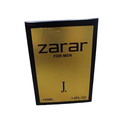 Zarar Perfume For Men 100ml Glass Bottle Gold Cap