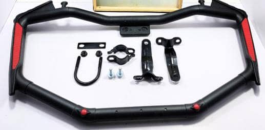 Heavy Duty Bike Safeguard / Crash Guard with reflectors - Slitely used