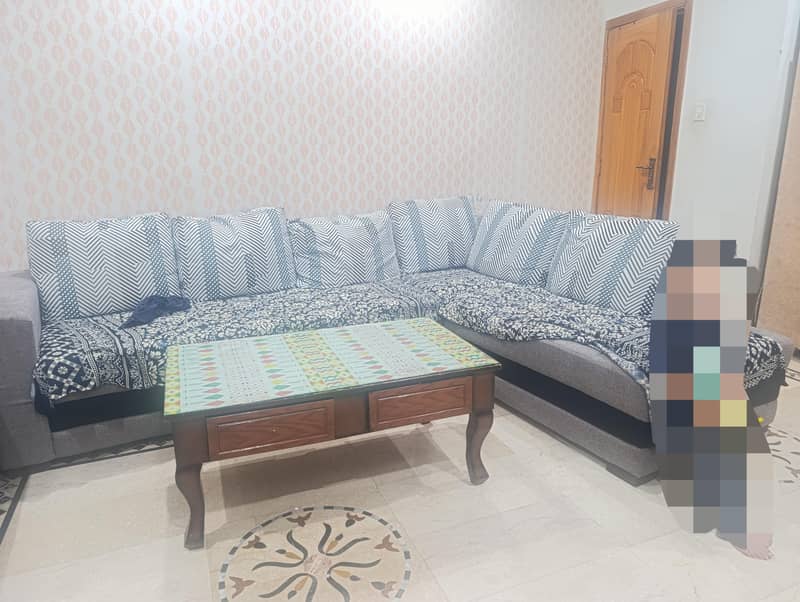 L shaped sofa 0