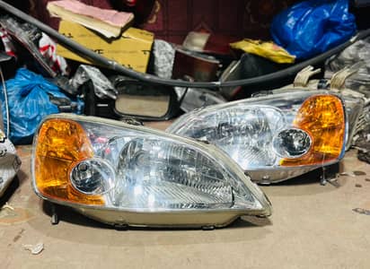 Honda civic 2003 model front headlight available orijnal Stanley