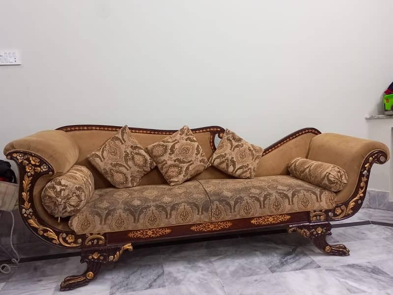 Chinyoti sofa set 3+1+1 3