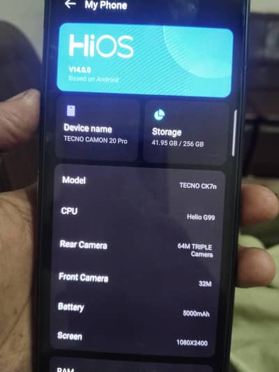 Tecno CAMON 20 Pro