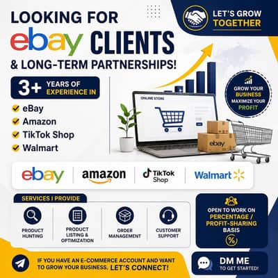 E-commerce Expert | eBay, Amazon, TikTok Shop & Walmart Services