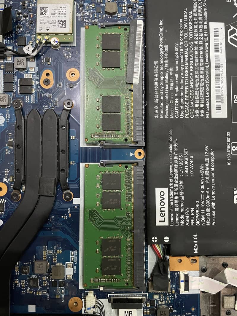 Used parts of Lenovo E595 2