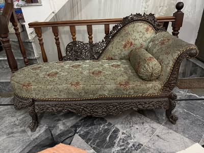 Wooden Carved Dewan Sofa for Sale