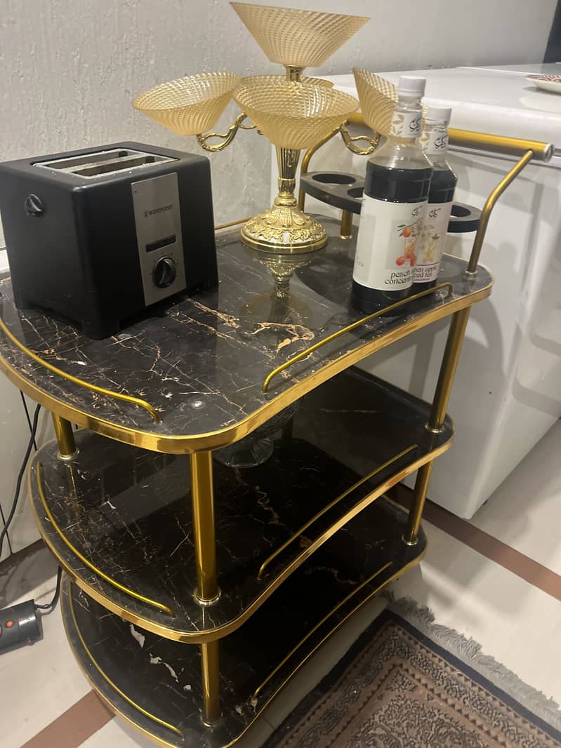 Trolley for tea serving 1