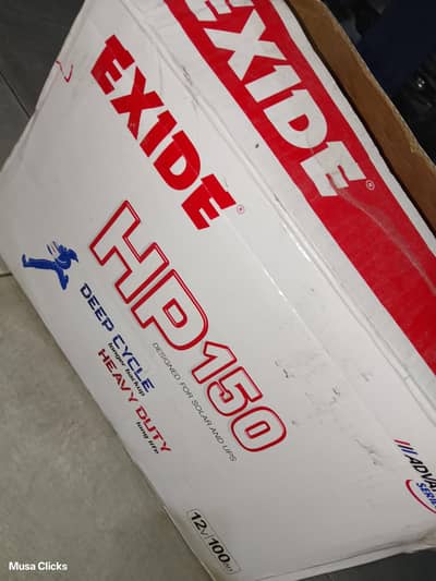 EXIDE HP150 12v|100AH Lead Acid Battery