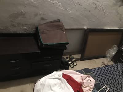 Bed set along with mattress