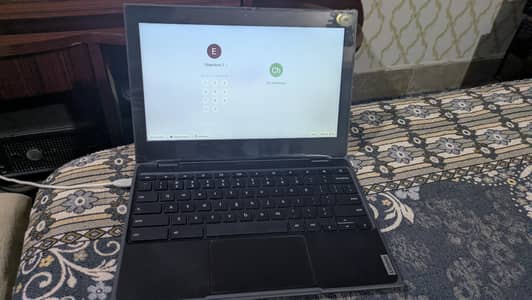 Lenovo Chromebook model 3100 with charger and mouse