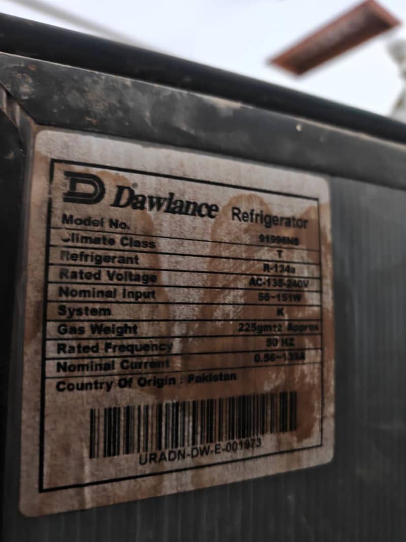Dawlance refrigerator 8