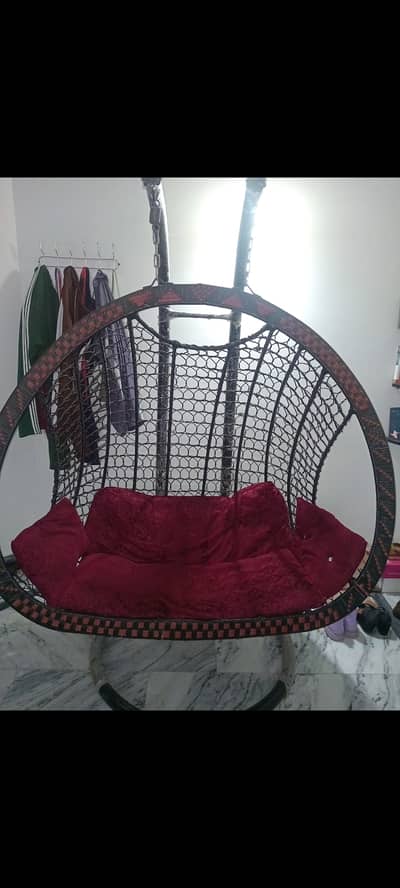 Double seat swing both for outdoor and indoor
