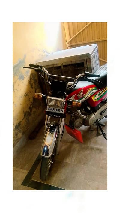 honda CD 70 side tapa brack ha all documents clear