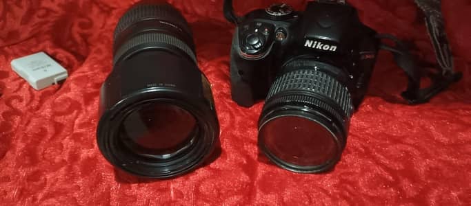Nikon camera d3400  ‎Nikon lens 70- 300mm
