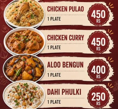 Homemade food special Khawsay