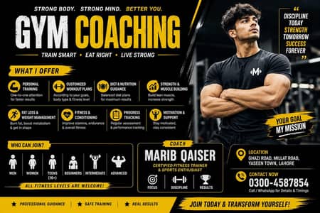 Gym Coach in Lahore