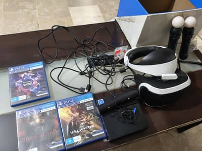 PSVR 1 + 3 Games + All Accessories — 30,000 PKR (Negotiable)