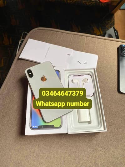 Apple iPhone X pta approved 256gb contact Whatsapp