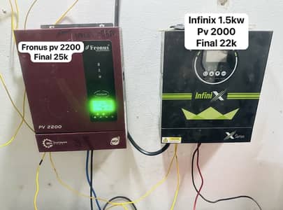 Fronus pv2200 and infinix pv2000